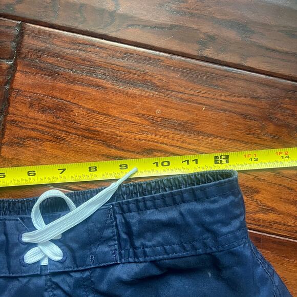 Abercrombie Kids 9/10 Swim Rashguard Board Shorts Stripe Aqua Summer Beach - Picture 10 of 10